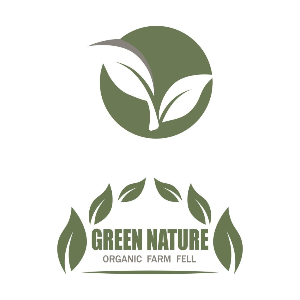 Leaf and Shutter Lens Aperture for Nature Photographer logo design inspiration Stock Free