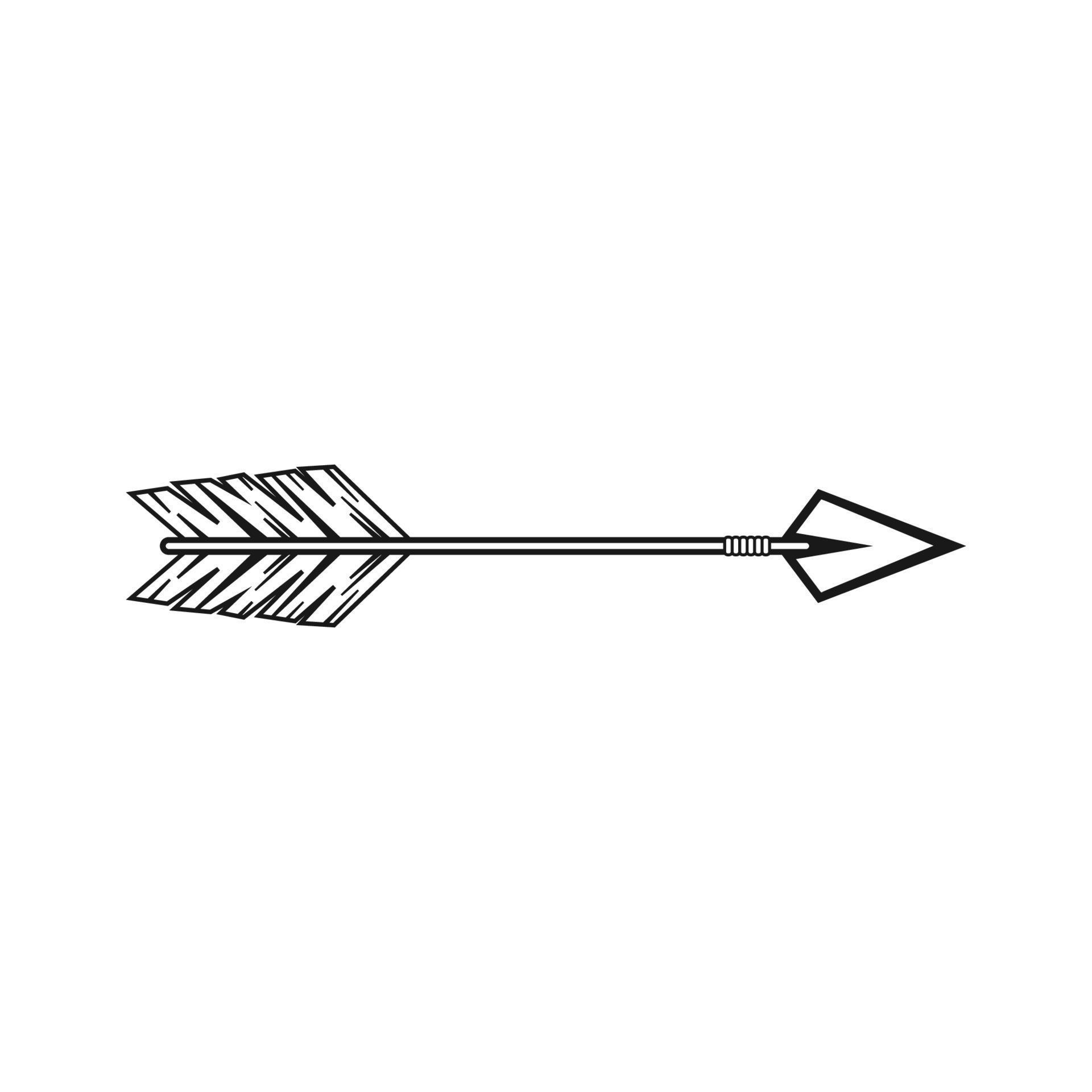 tribal arrow graphic design vector Stock Free