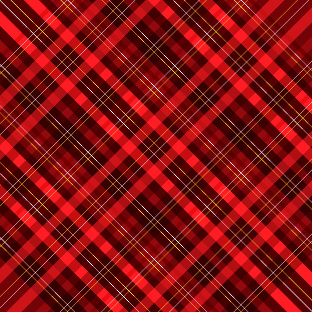 Christmas plaid pattern background Free Vector