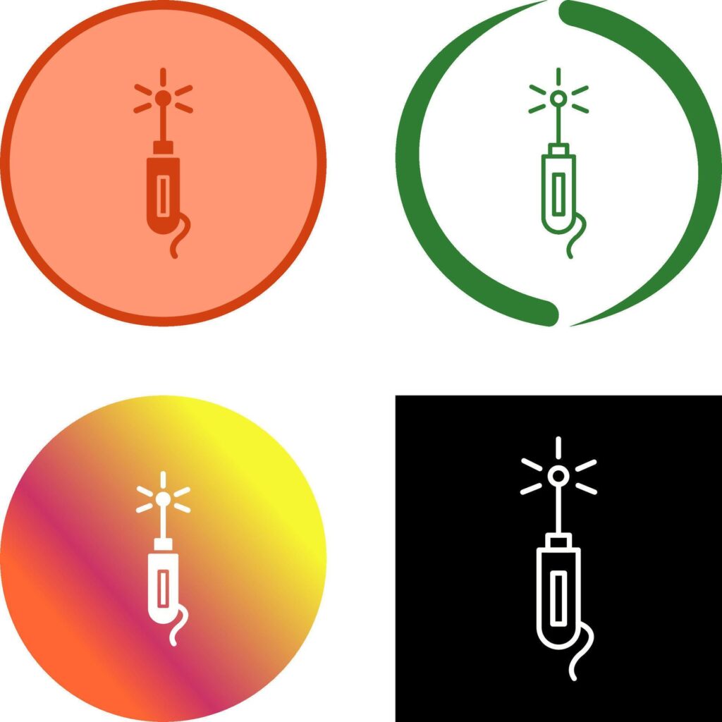 Laser Pen Icon Design Stock Free