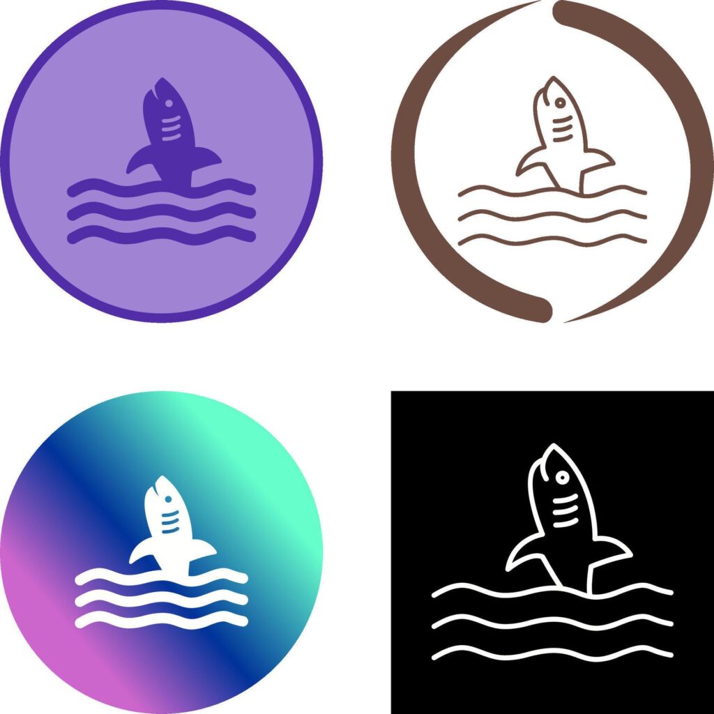 Dangerous Shark Icon Design Stock Free