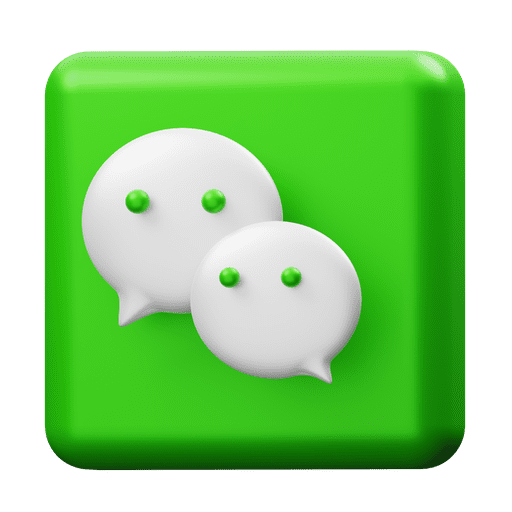 Wechat 3D illustration