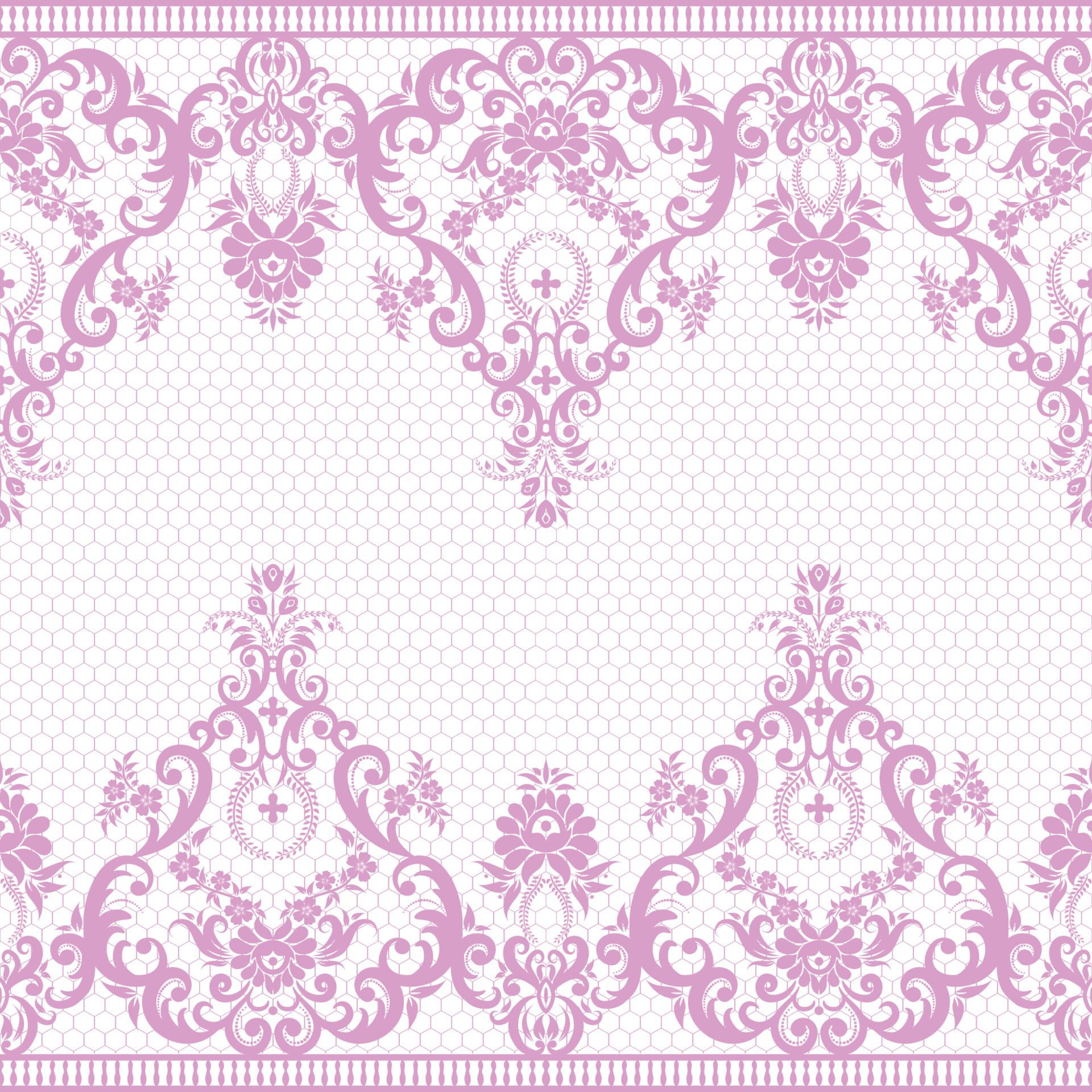 Vertical Seamless pattern lace. Free Vector