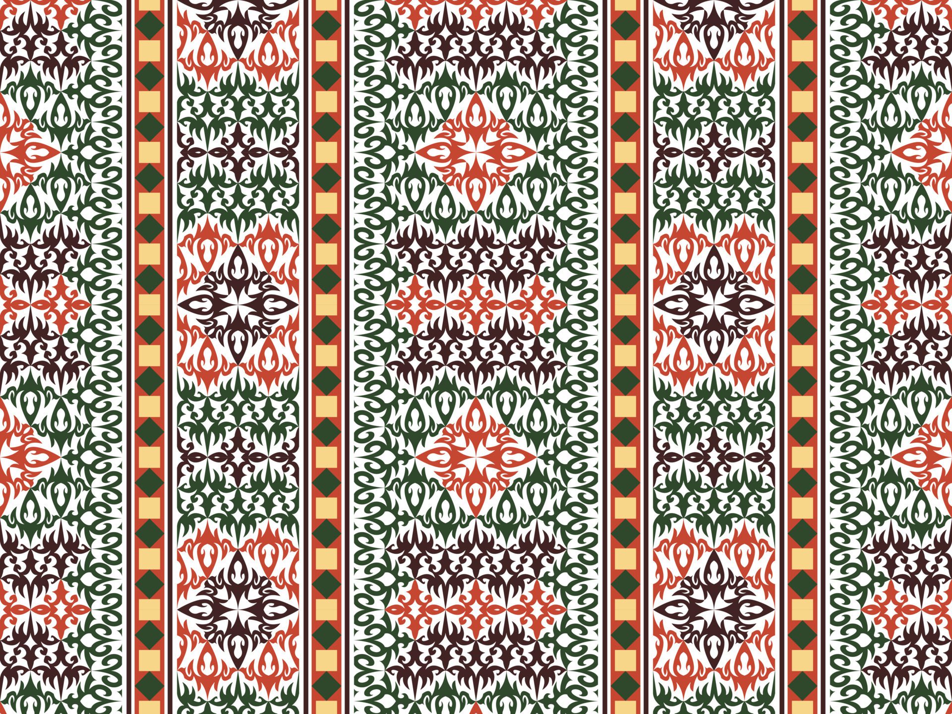 elegant ethnic pattern background Free Vector