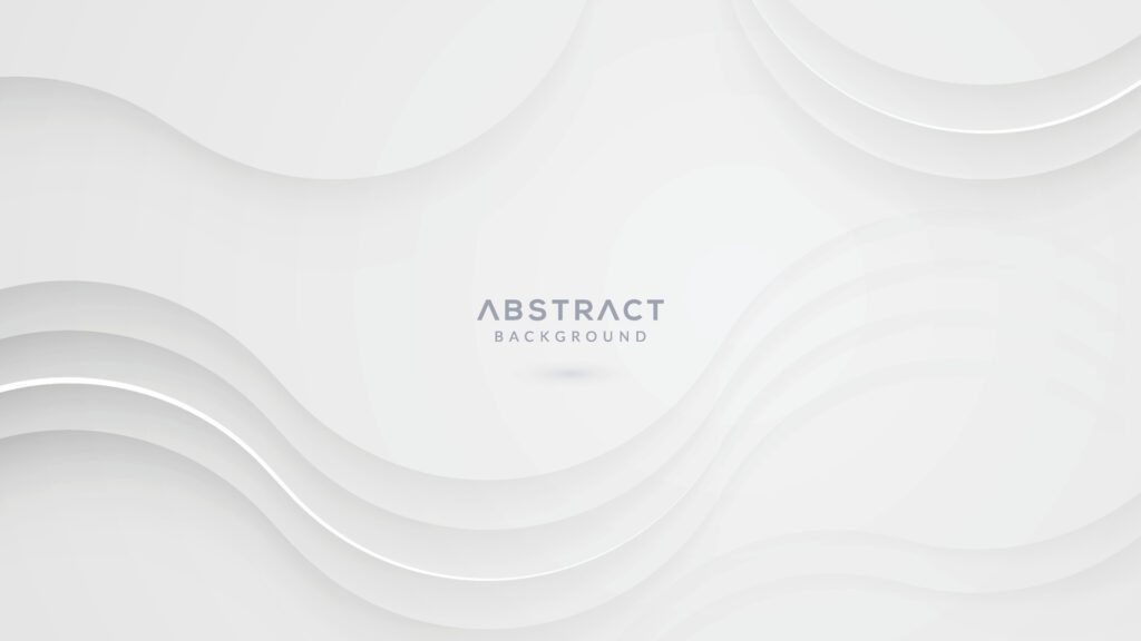 White abstract geometric background Free Vector