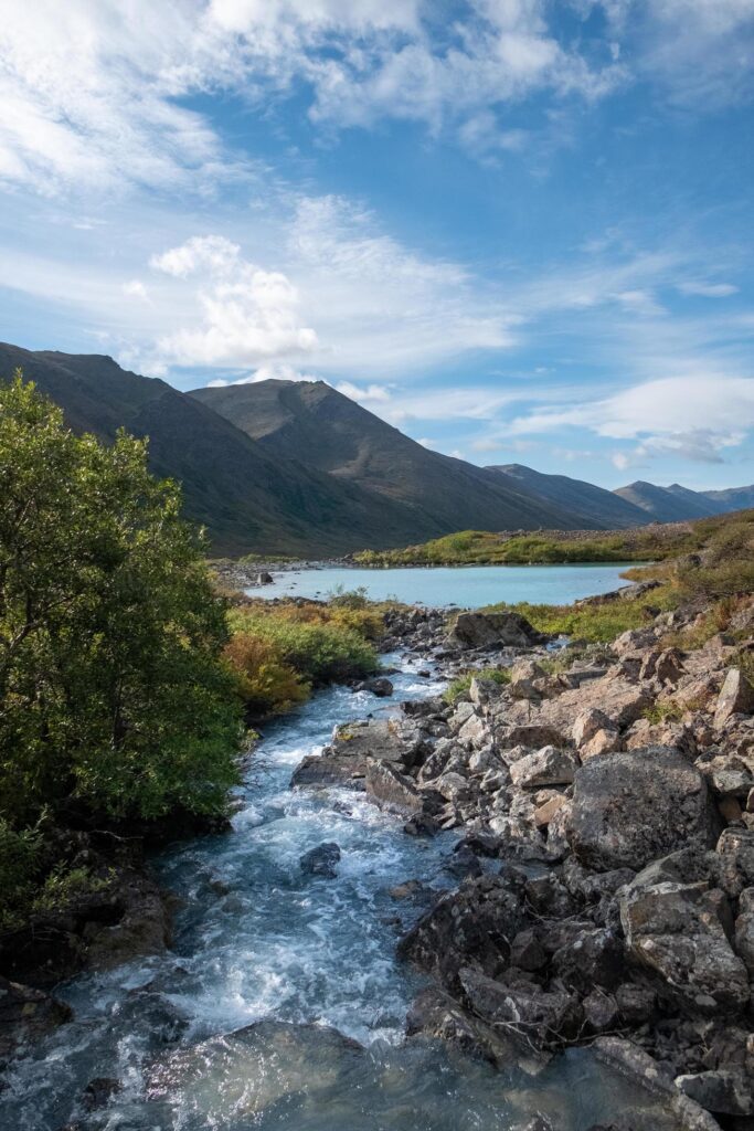 Nature landscape in Alaska Stock Free