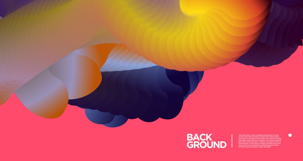 Vector colorful gradient abstract fluid background for banner template Free Vector and Free SVG