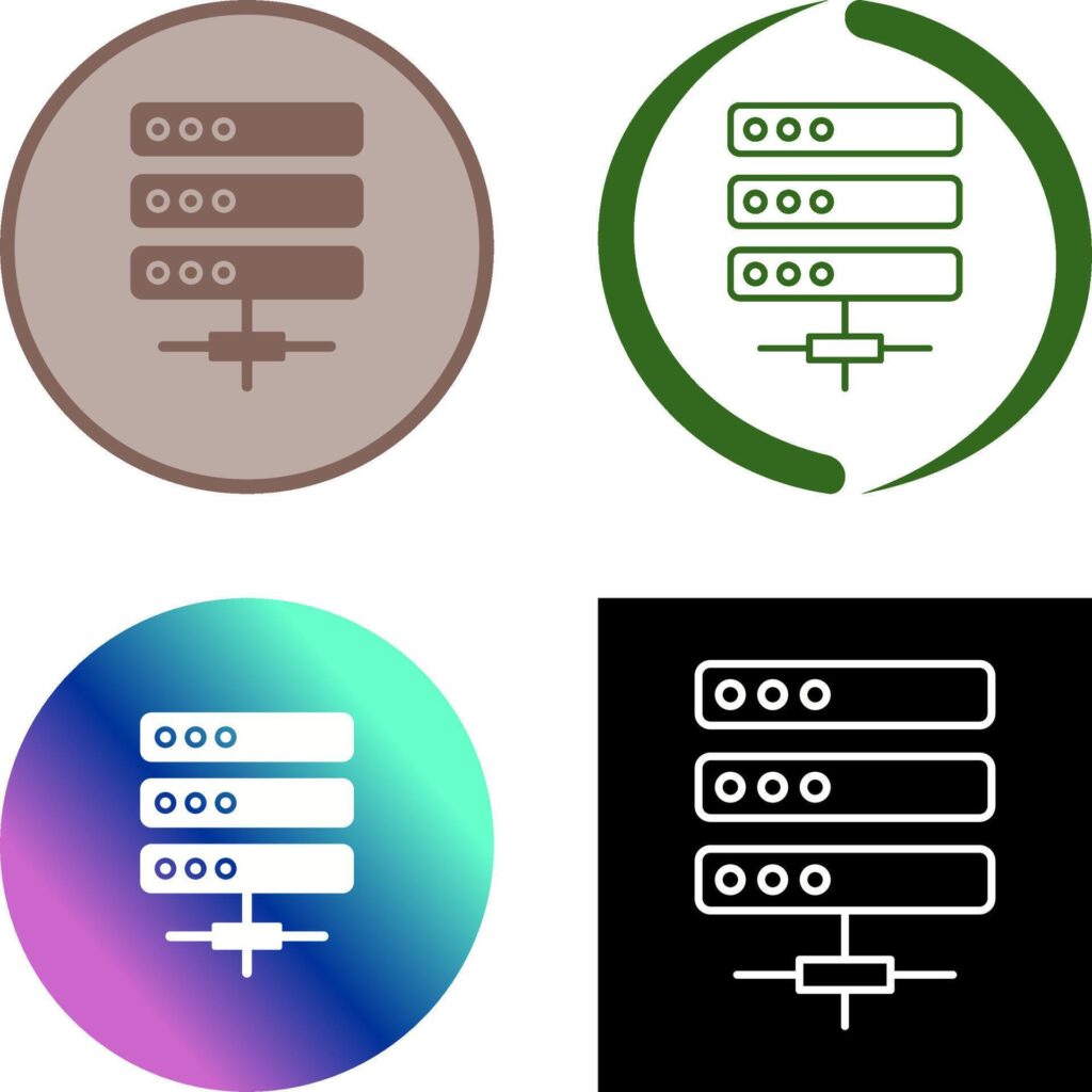 Server Icon Design Stock Free