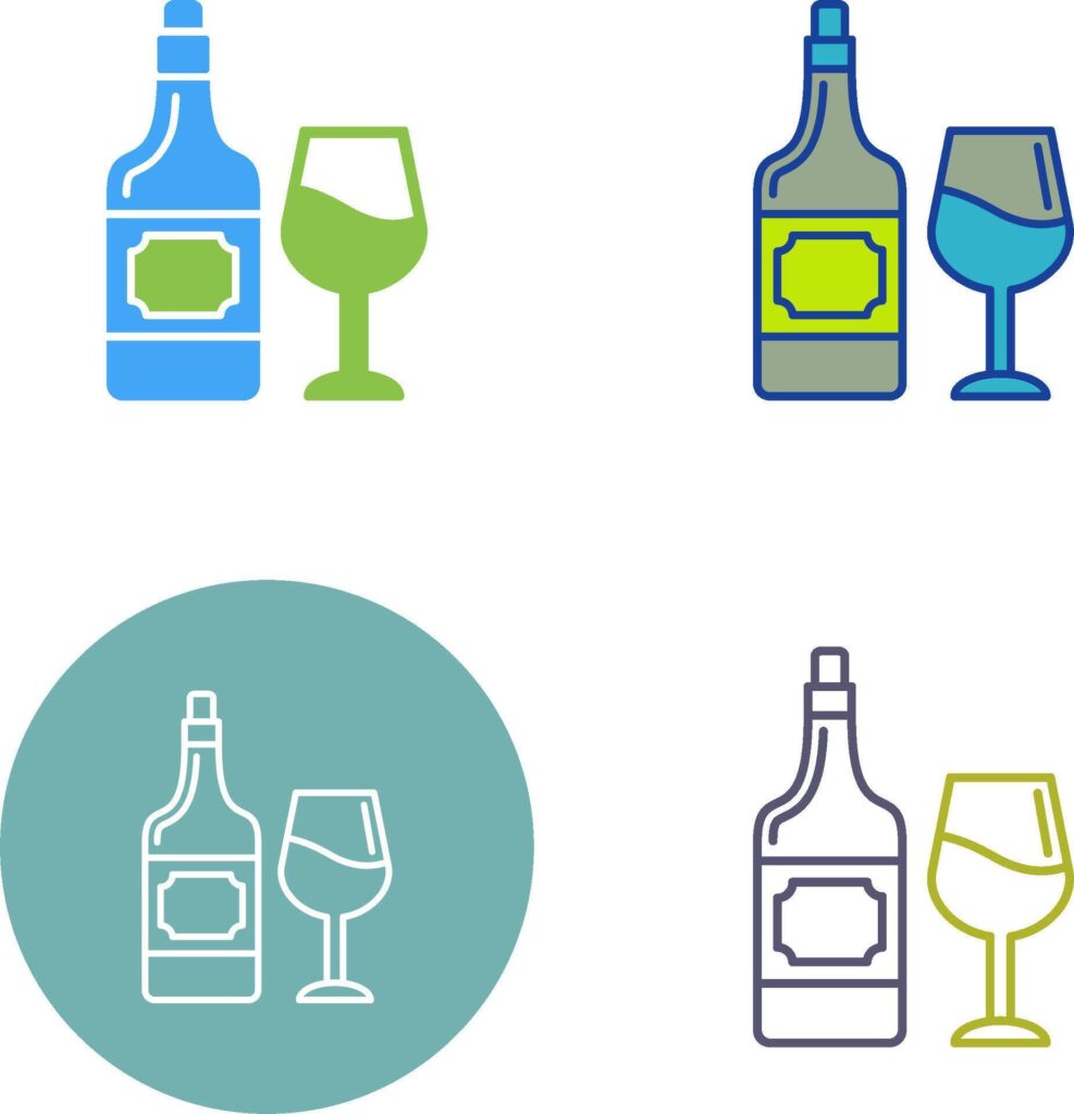 Wine Icon Design Stock Free