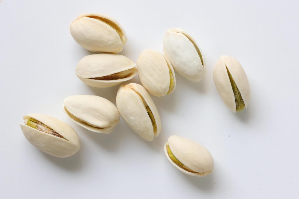 Pistachio nut isolated on white background Stock Free