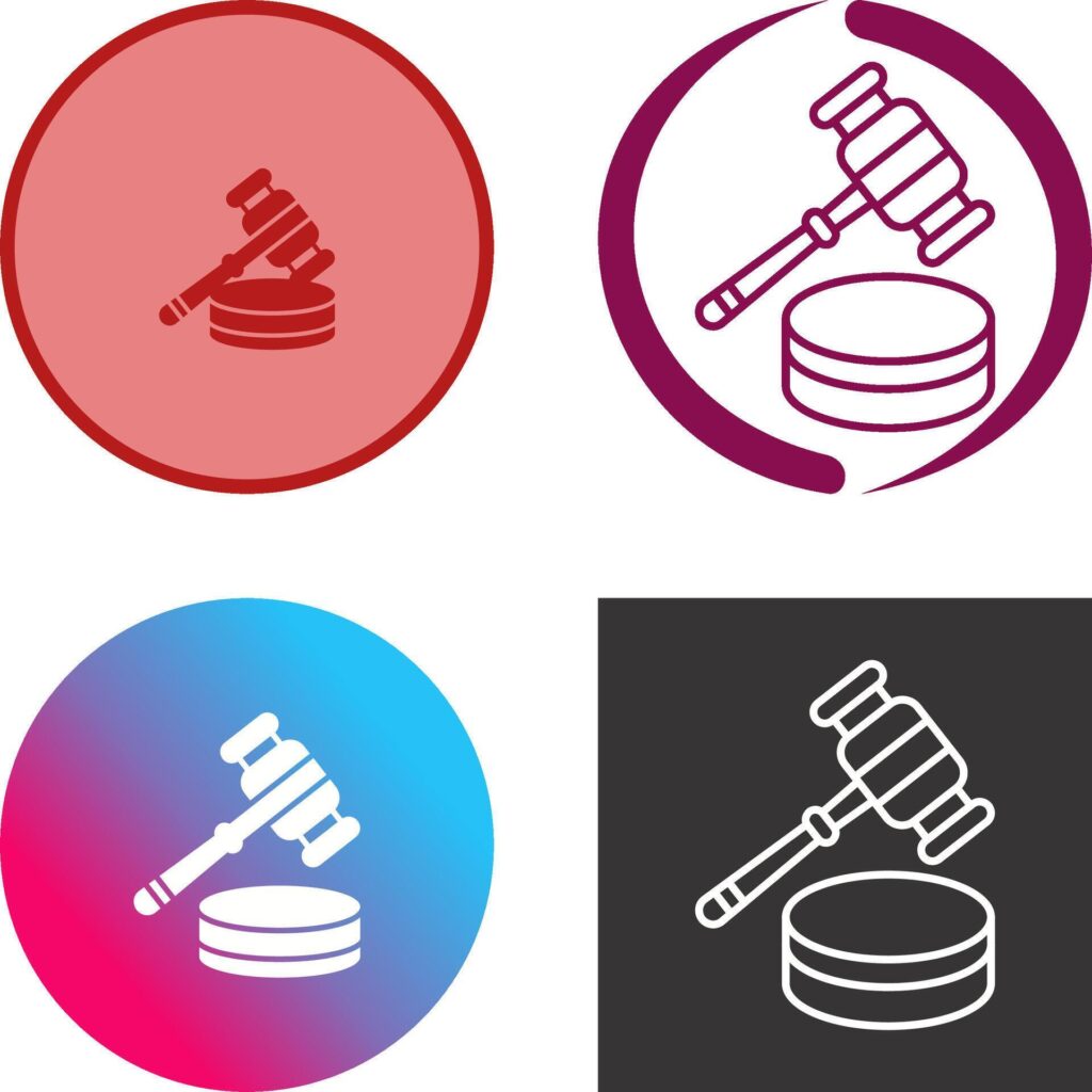 Law Icon Design Stock Free