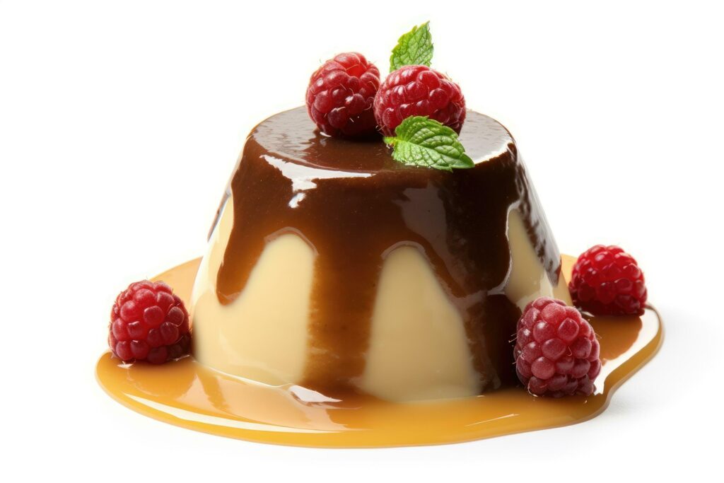 stock photo of pudding food photography studio light AI Generated Stock Free