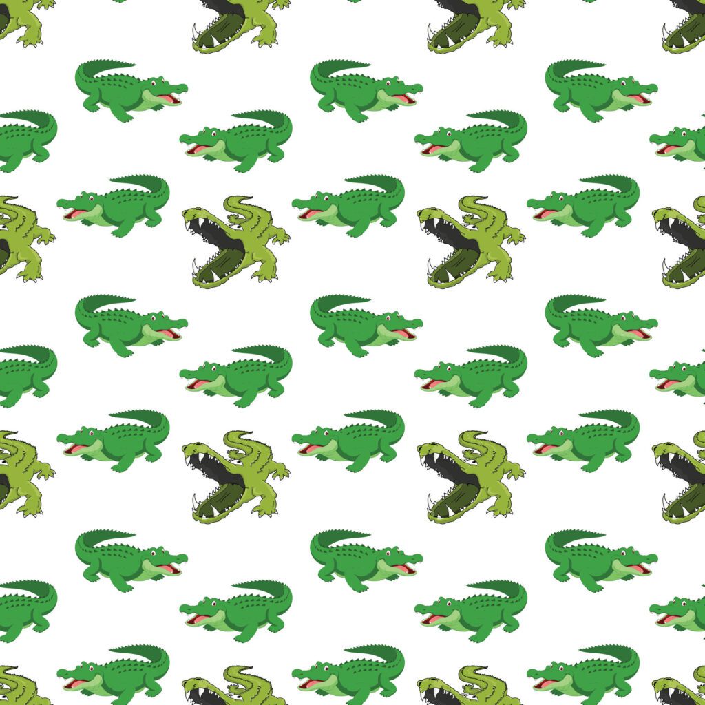 
									crocodile animals seamless pattern background Free Vector