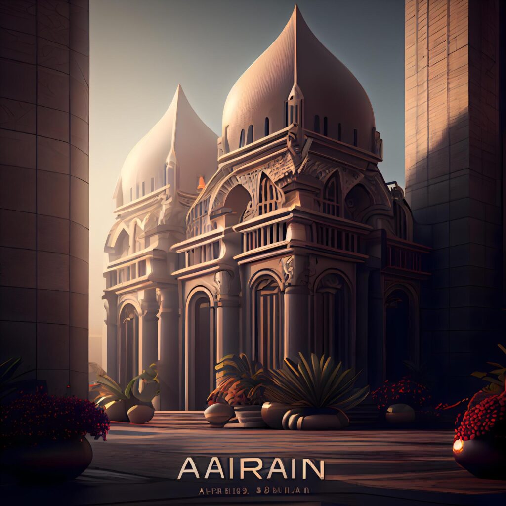 Arabic mosque in arabic style. 3d illustration., Image Stock Free