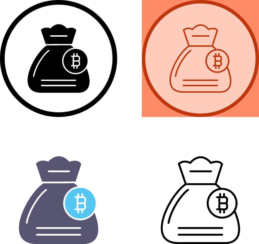 Money Bag Icon Design Stock Free