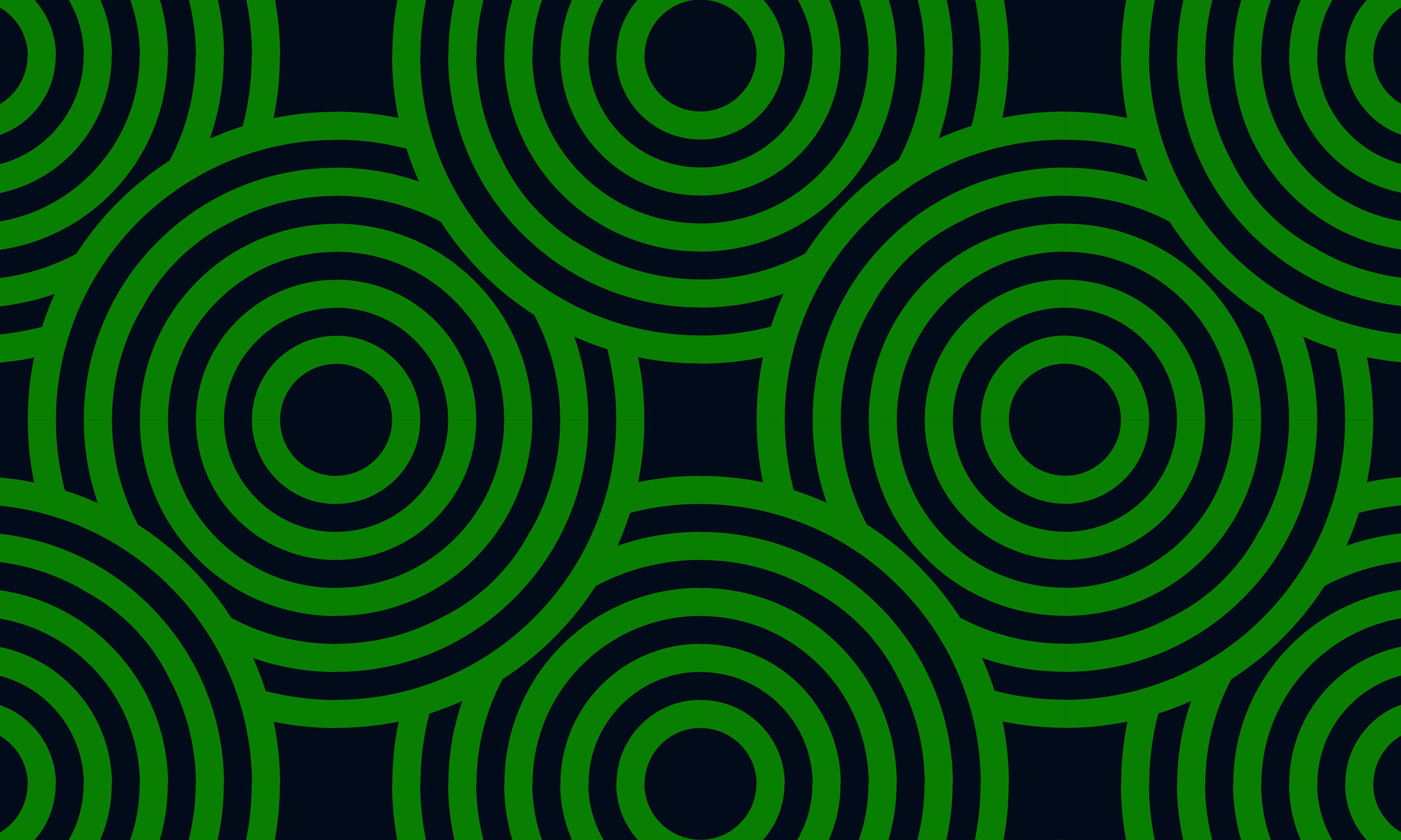 Green concentric circle pattern Free Vector