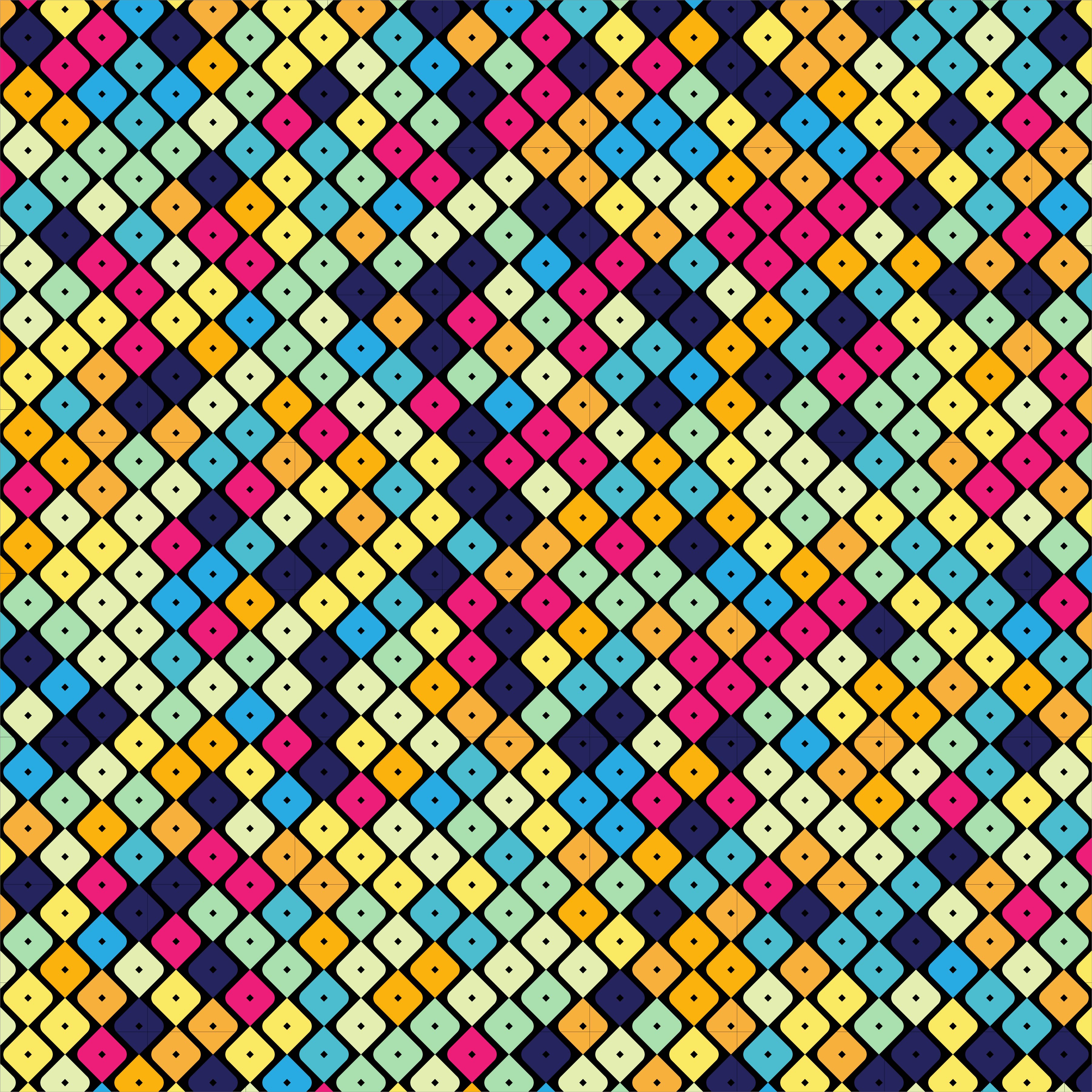 Elegant colorful pattern design Free Vector