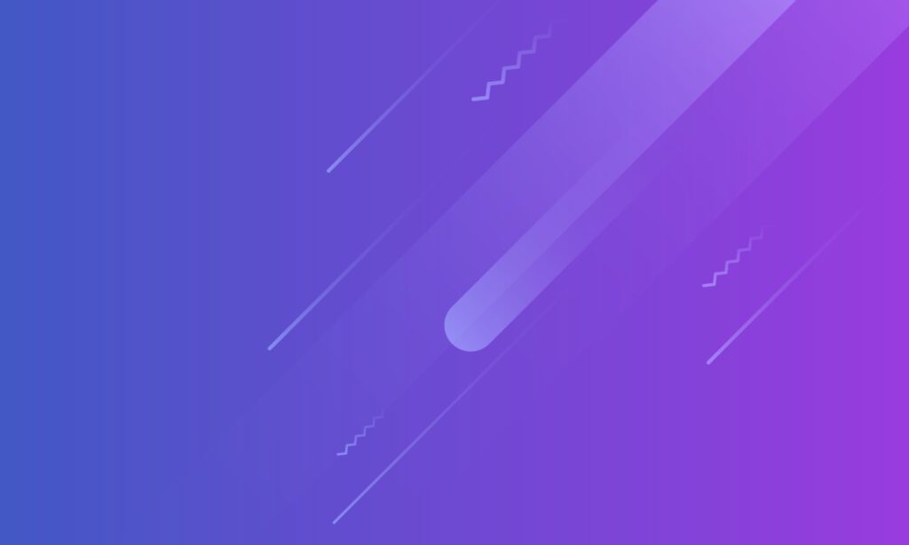 Modern blue and purple gradient with rounded shape background. Free Vector