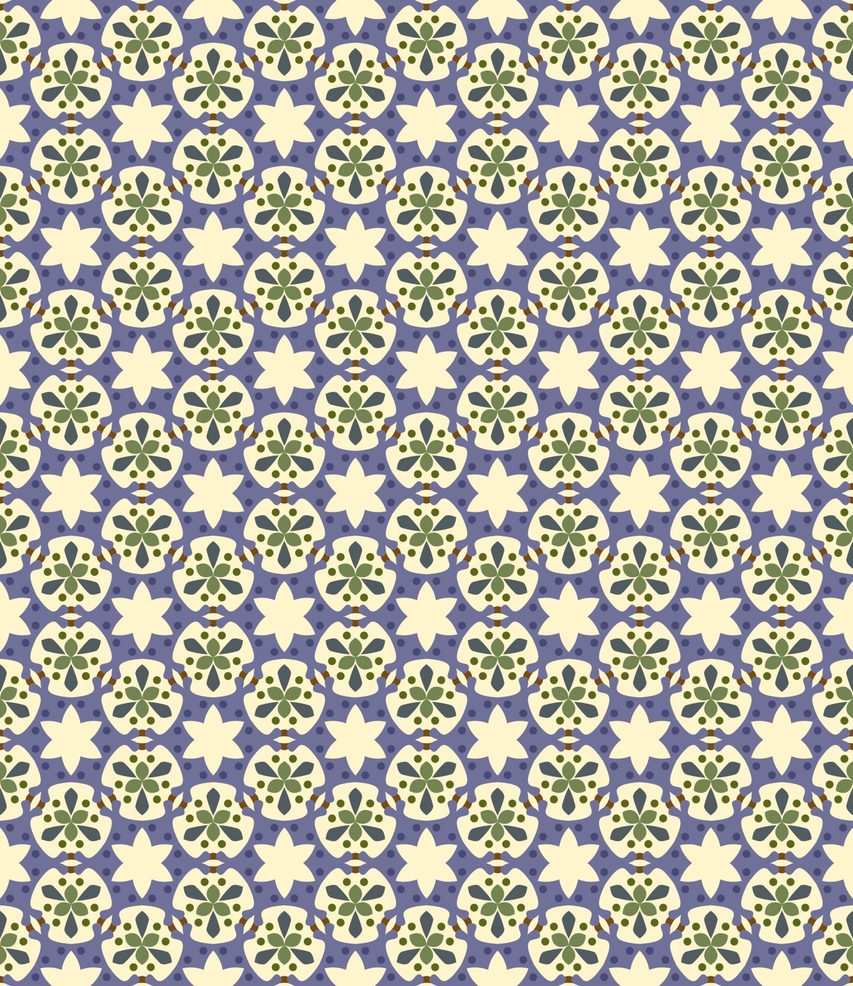 Seamless floral pattern with leaves Free Vector