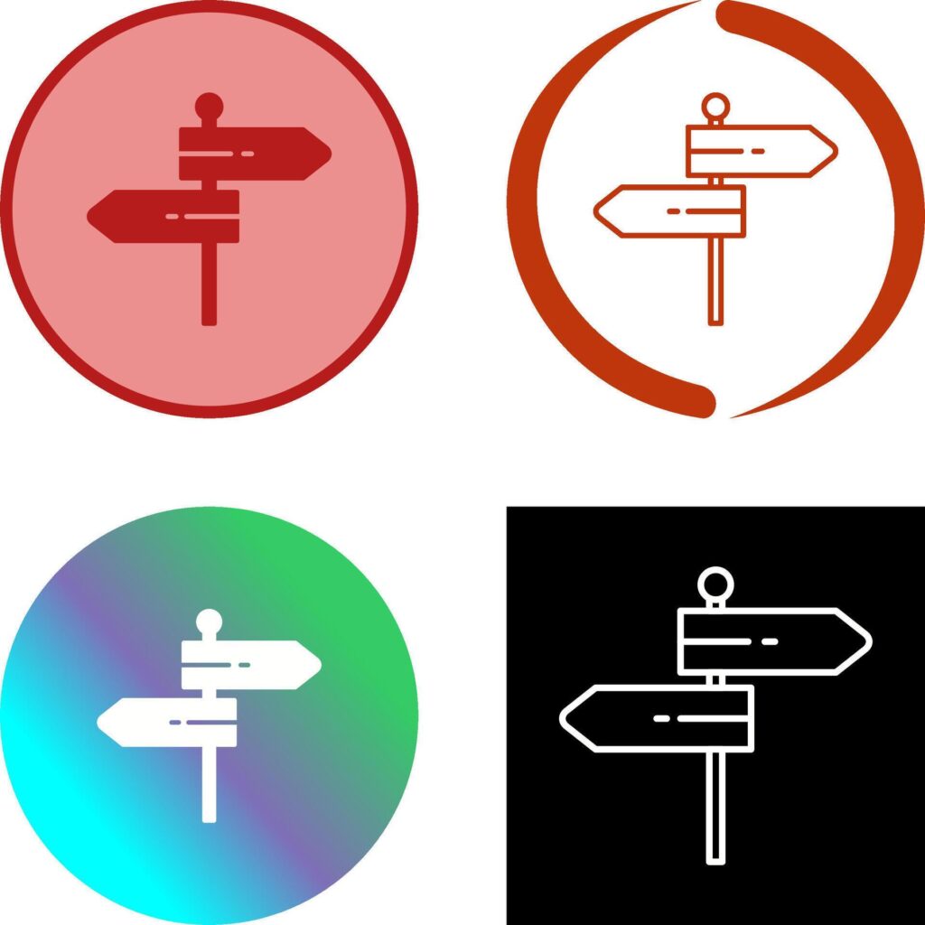 Direction Icon Design Stock Free