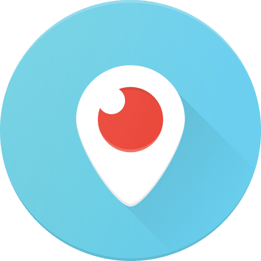 Social media, periscope icon