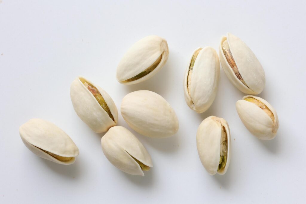 Pistachio nut isolated on white background Stock Free