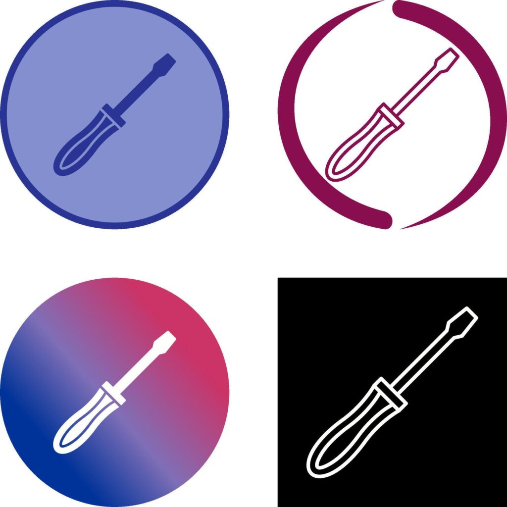 Screwdriver Icon Design Stock Free