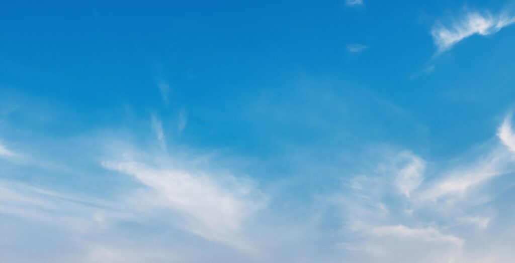 panorama blue sky with white cloud view nature Stock Free