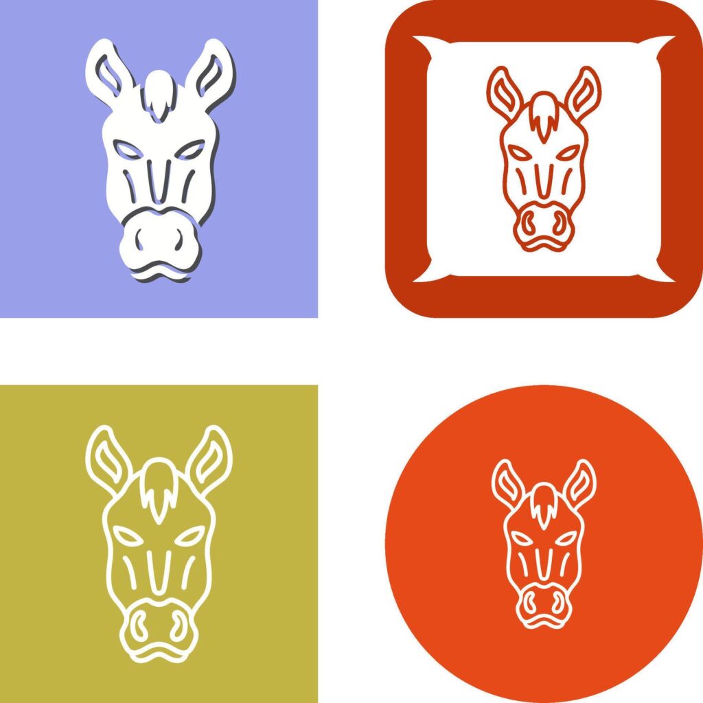 Horse Icon Design Stock Free