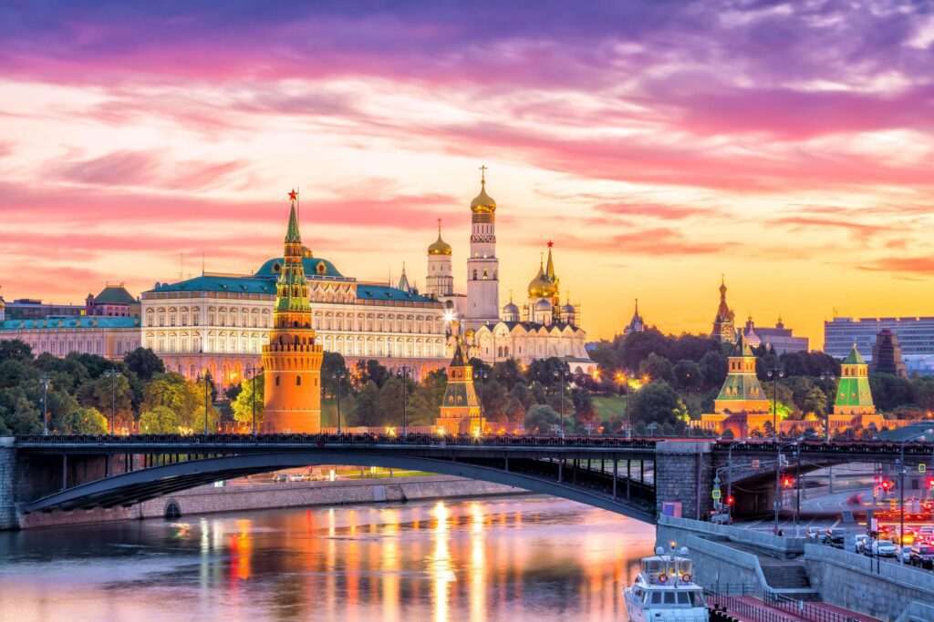 Moscow Kremlin in Russia Stock Free