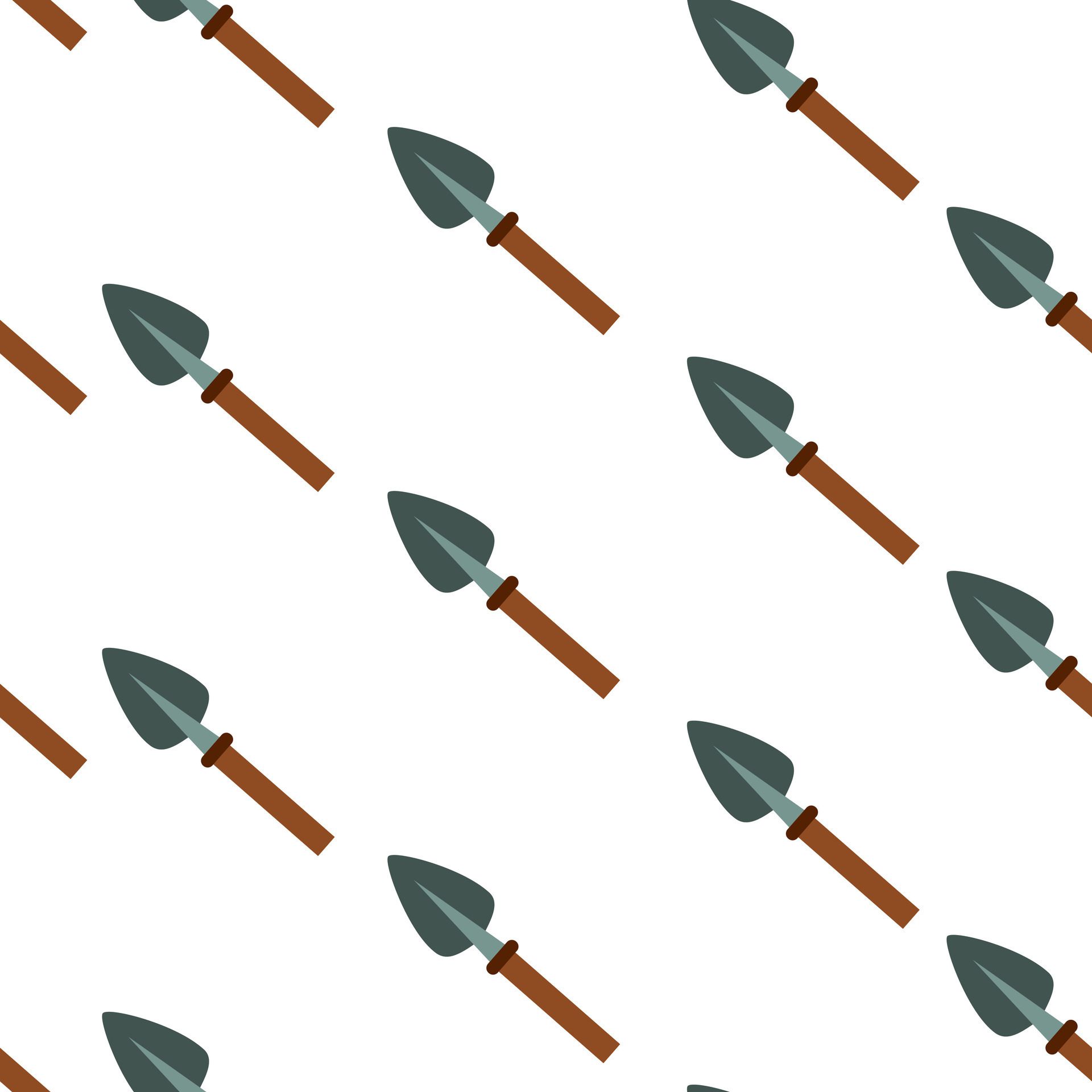 Gardening tool seamless pattern Free Vector