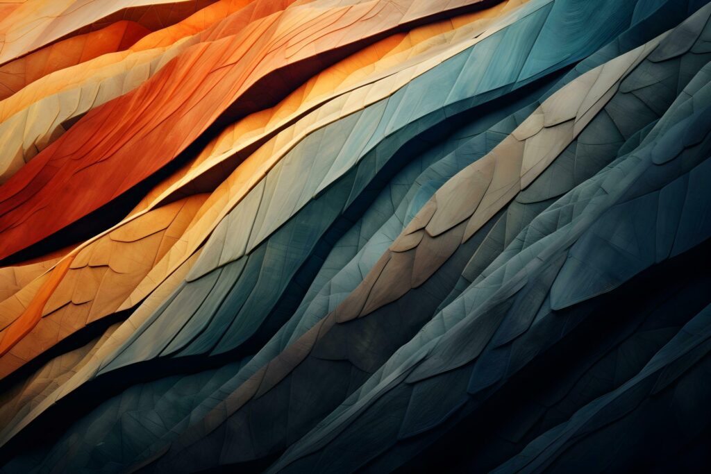 Abstract texture panorama background as wallpaper. generative ai Stock Free