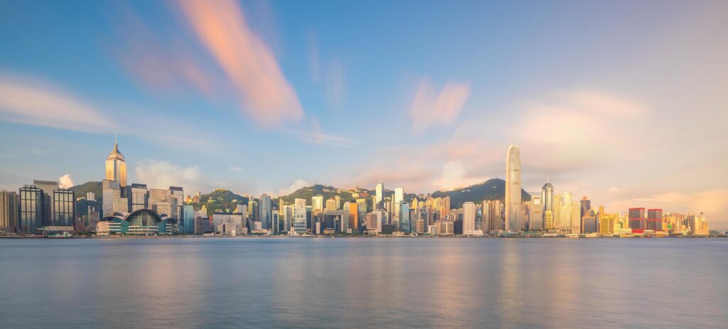 Hong Kong skyline Stock Free