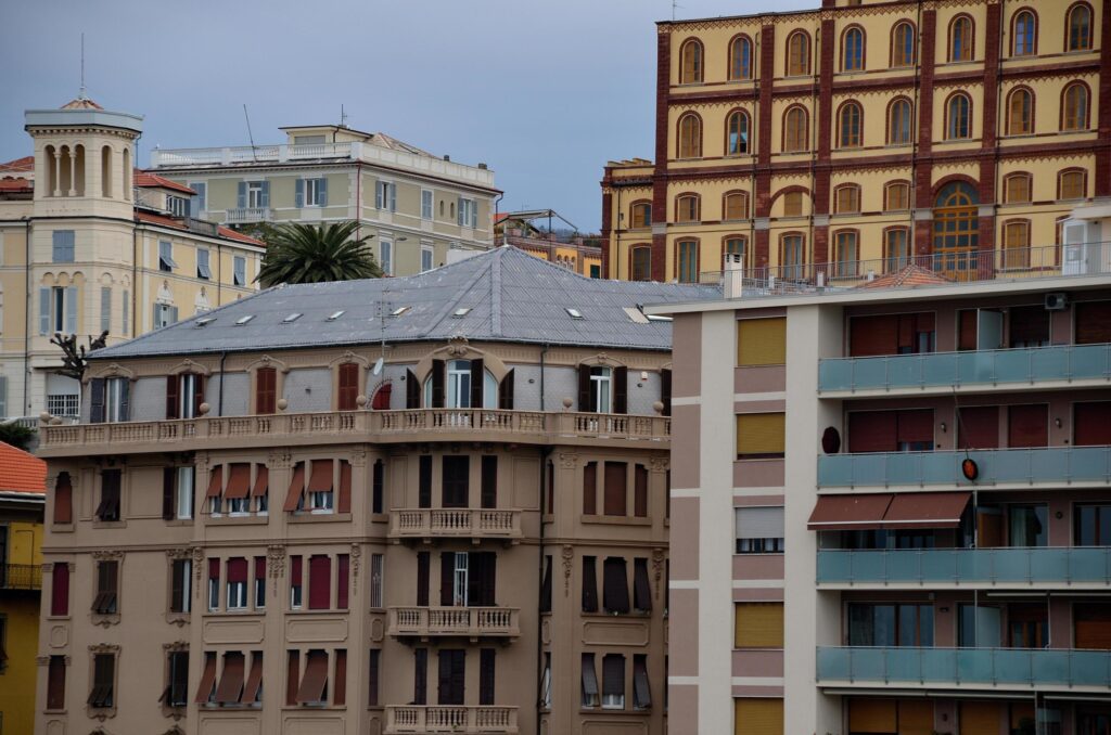 houses in Savona detail Stock Free