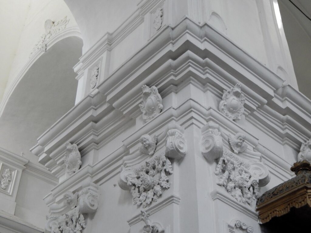 Interior architecture of Ukrainian baroque Stock Free