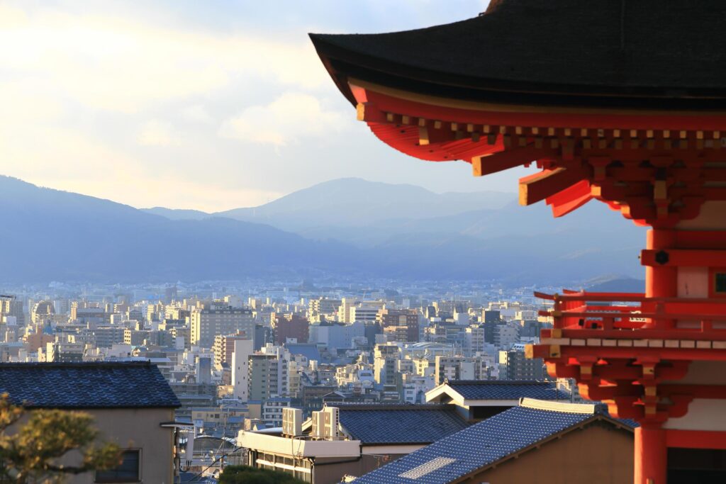 Kyomizu Temple in Winter Season kyoto Japan Stock Free