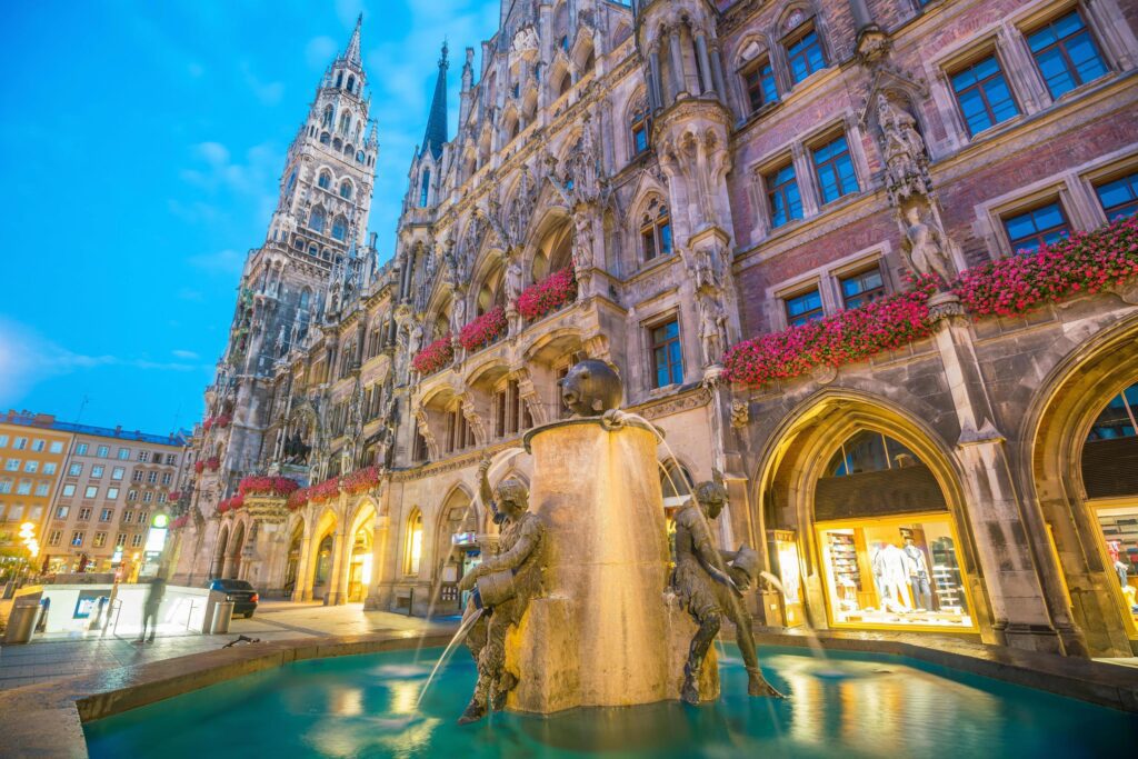 Marienplatz Town Hall Stock Free