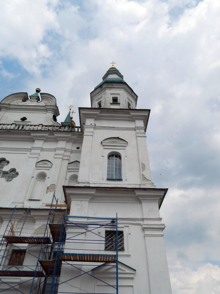 Medieval architecture of Ukrainian baroque in Chernigov Stock Free