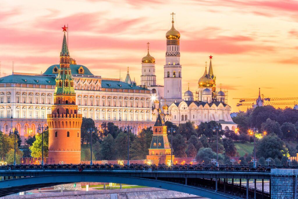 Moscow Kremlin in Russia Stock Free