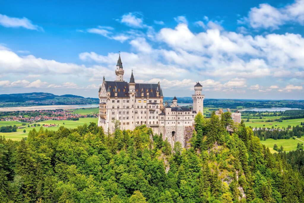 Neuschwanstein Castle, southwest Bavaria, Germany Stock Free