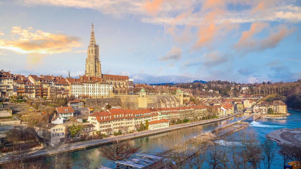 Old Town of Bern, capital of Switzerland Stock Free