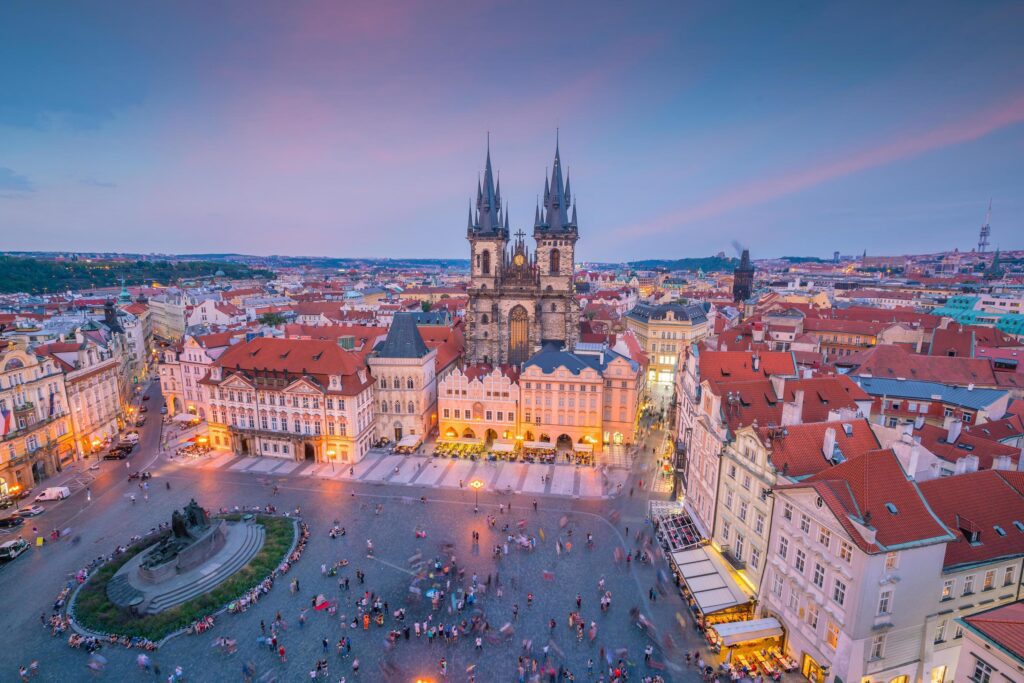 Old Town square in Prague, Czech Republic Stock Free