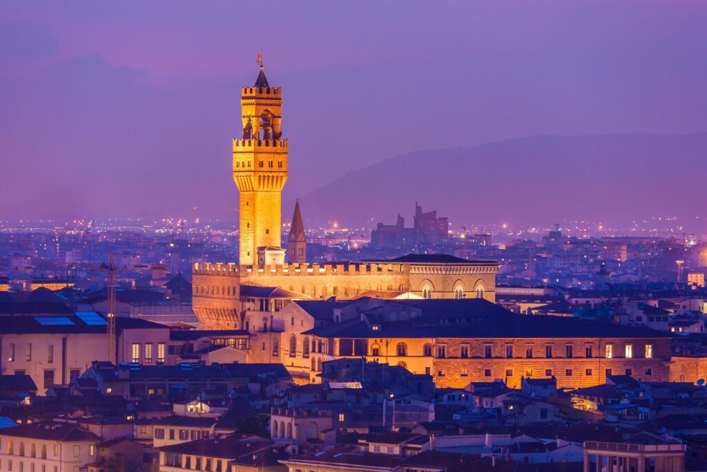 Palazzo Vecchio in Florence Stock Free