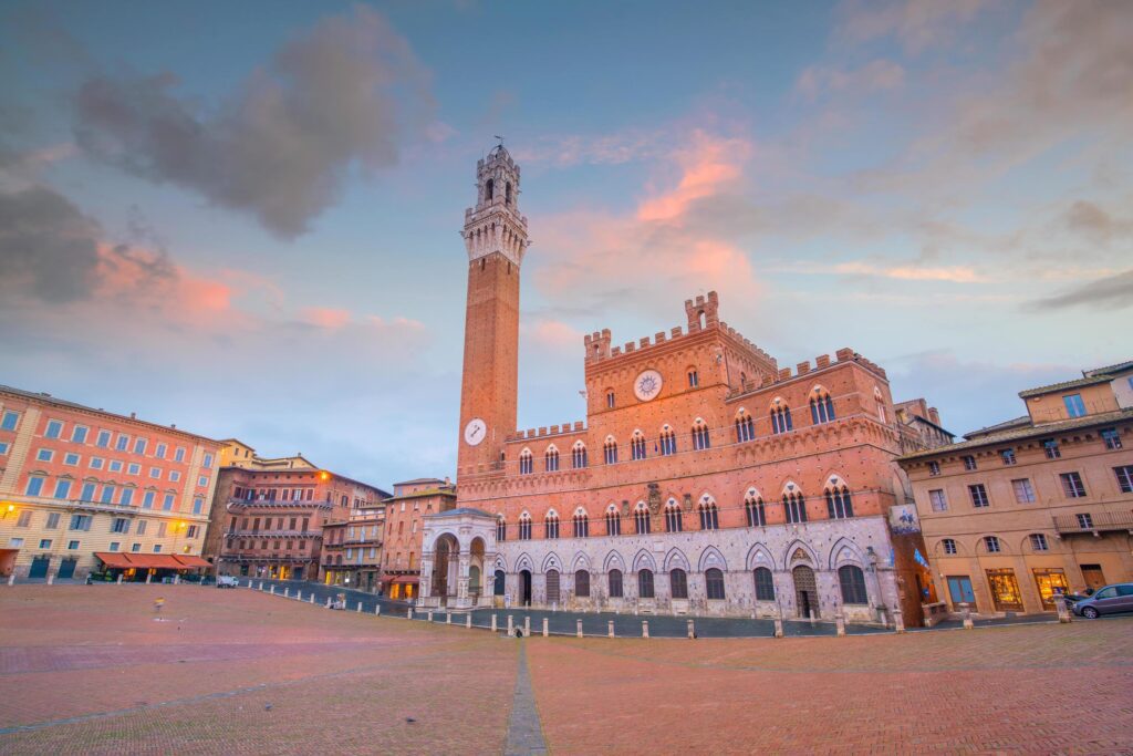 Piazza del Campo in Siena, Italy Stock Free