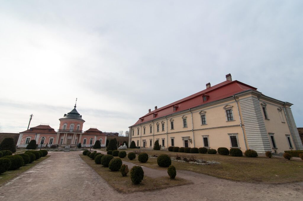 Polish castle, on the territory of modern Ukraine Stock Free