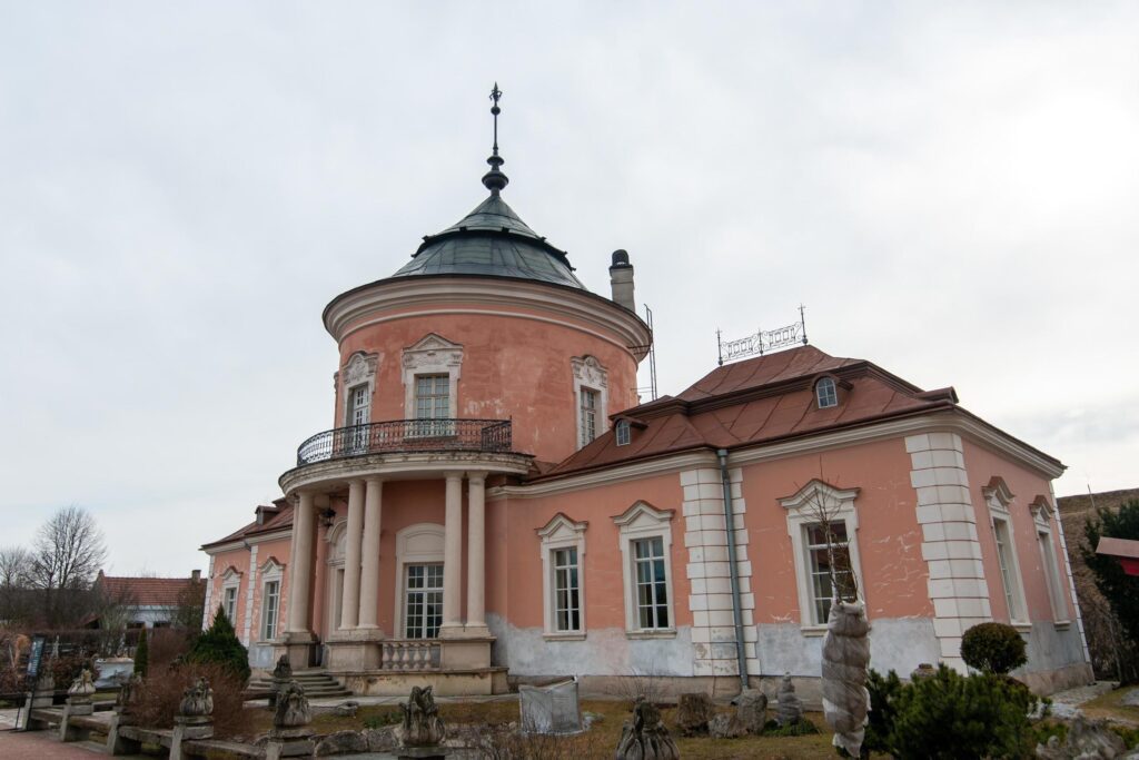 Polish castle, on the territory of modern Ukraine Stock Free