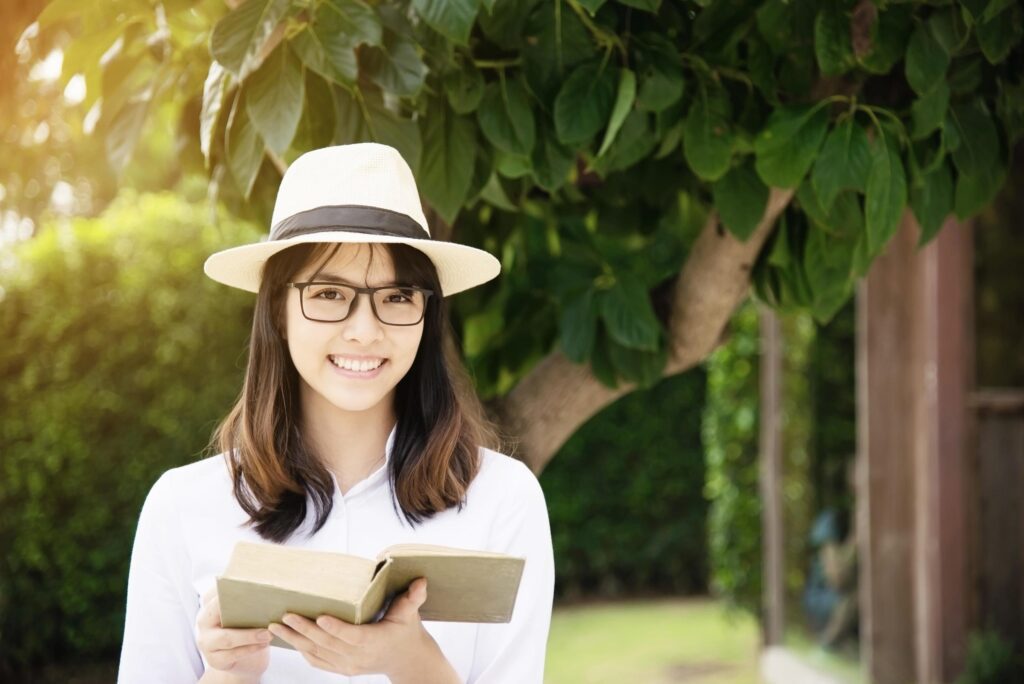 Portrait beautiful lovely young girl lady in happy lifestyle Stock Free