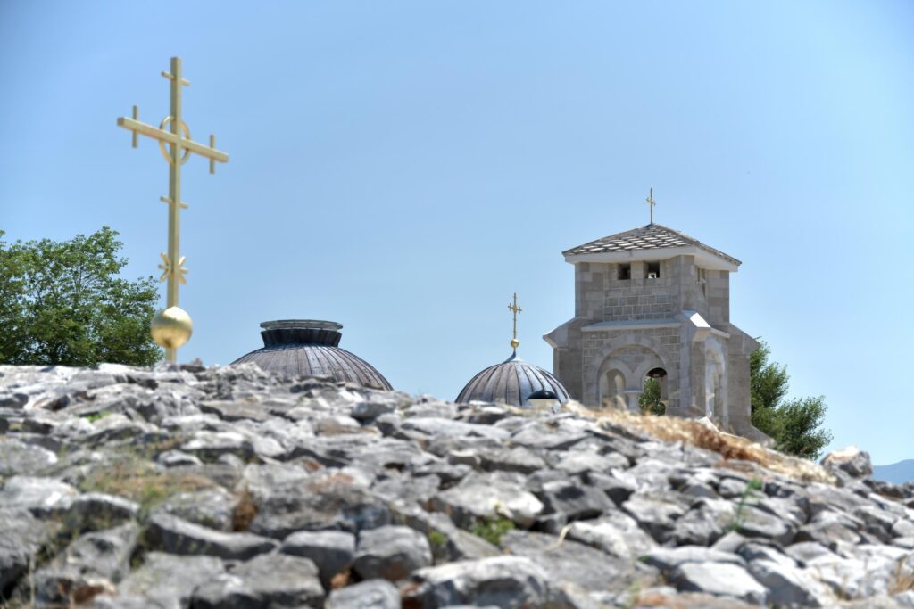 Serbian Orthodox church Prebilovci Capljina, Bosnia and Herzegovina Stock Free