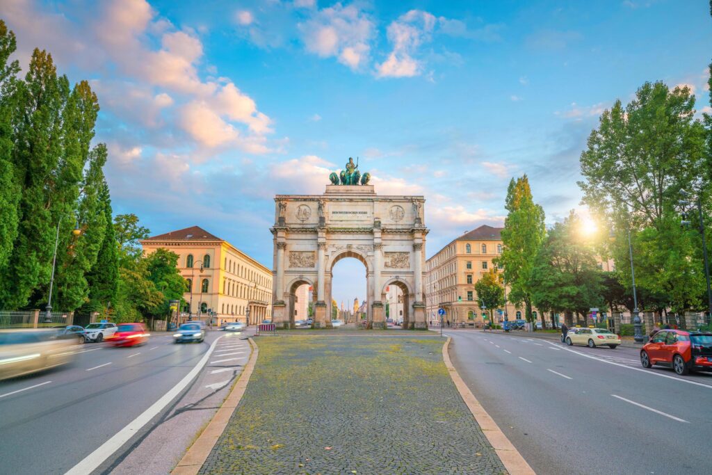 Siegestor Triumphal Arch Stock Free