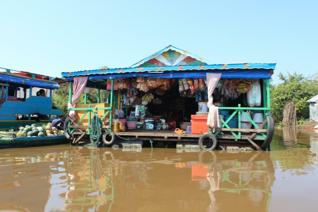 Tonle Sap Lake, Cambodia Stock Free